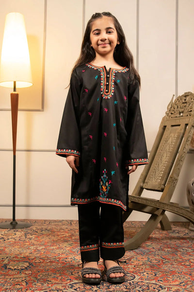 Cotton Embroidered 2 Pc Suit