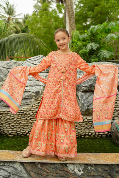 Herringbone Digital Printed 3 Pc Suit