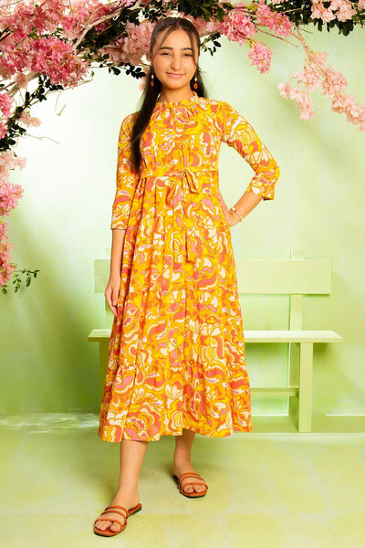 Printed Georgette Dress