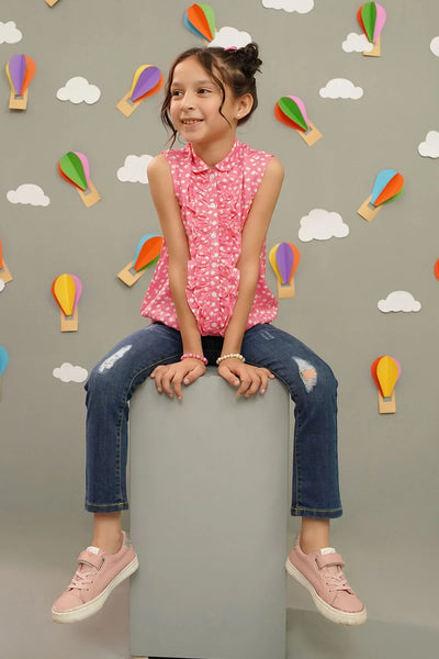 Printed Boski Linen Top