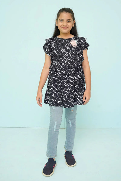 Linen Printed Top