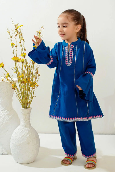 Cotton Embroidered 2 Pc Suit