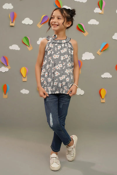 Printed Georgette Top