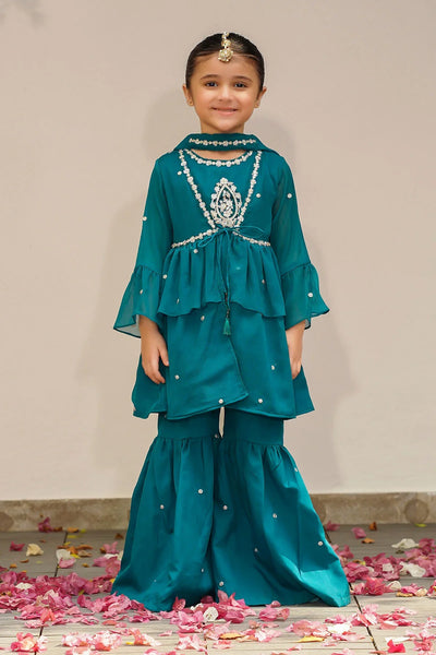 Chiffon Embroidered 3 Pc Suit