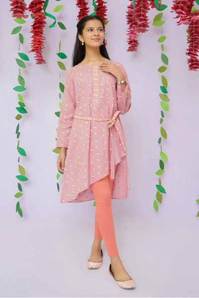 Cotton Chambray Printed Kurta