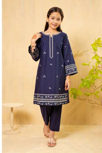 Cotton Embroidered 2 Pc Suit