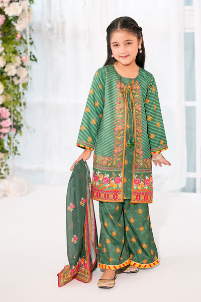 Herringbone Digital Printed 3 Pc Suit