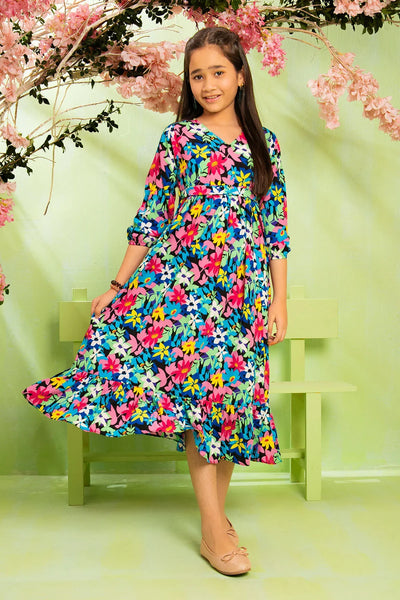 Georgette Printed  Dress