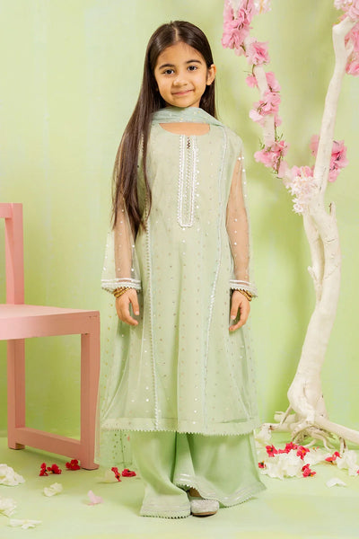 Foil Printed Net 3 Pc Suit