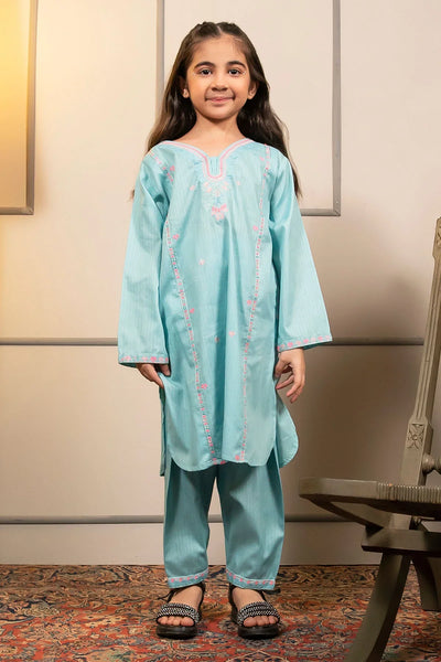 Cotton Embroidered 2 Pc Suit