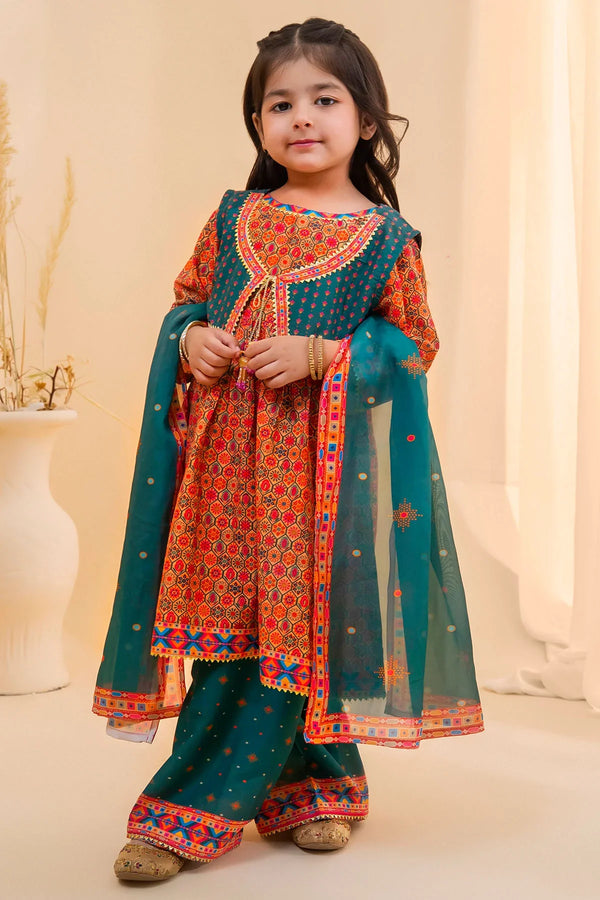 3 piece Lawn Suit with Lawn Dupatta