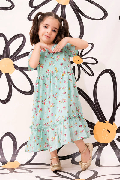 Printed Georgette Dress