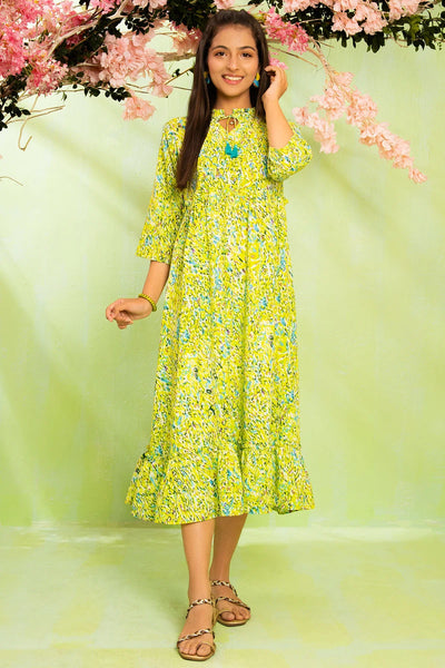 Printed Georgette Dress