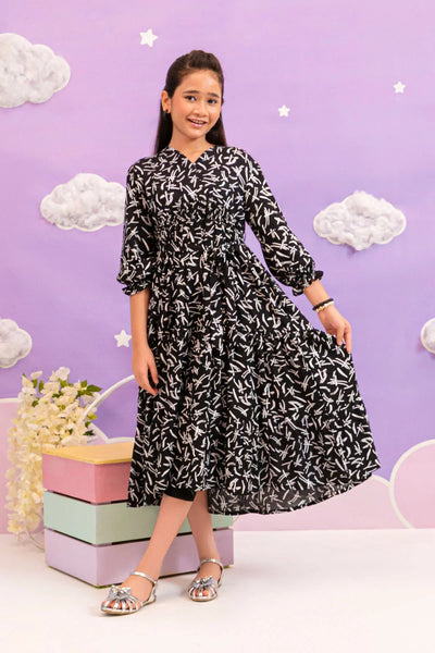 Boski Linen Printed Dress