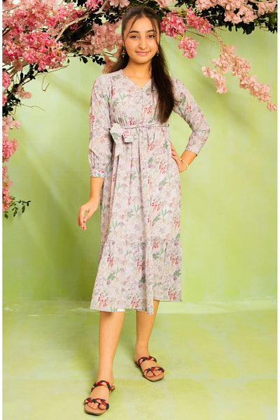 Printed Georgette Dress