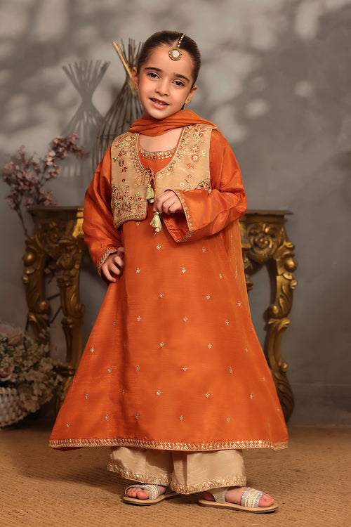 Shop kids’ dresses in Pakistan at Ochre. Discover embroidered dresses for kids in Karachi,