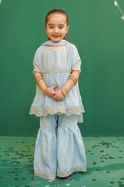Chiffon Embroidered 3 Pc Suit