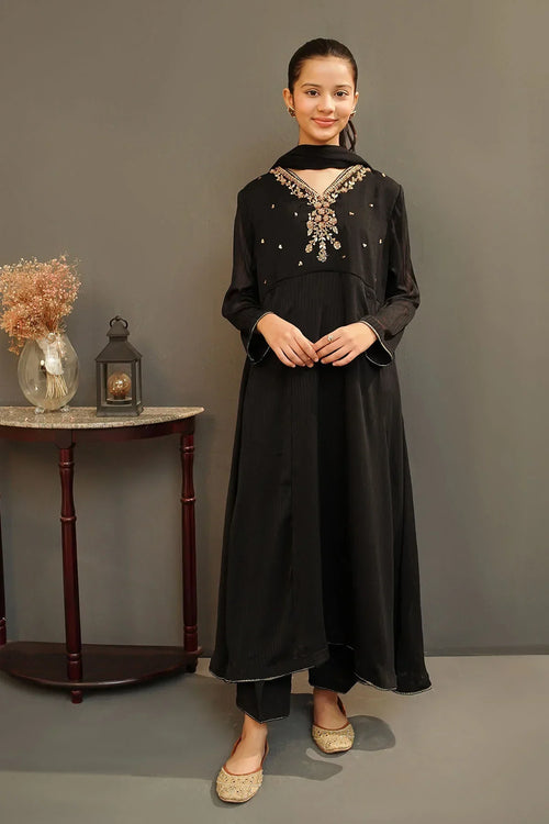 Best Chiffon Hand Adda Work 3 Pc Suit - Wear Ochre -