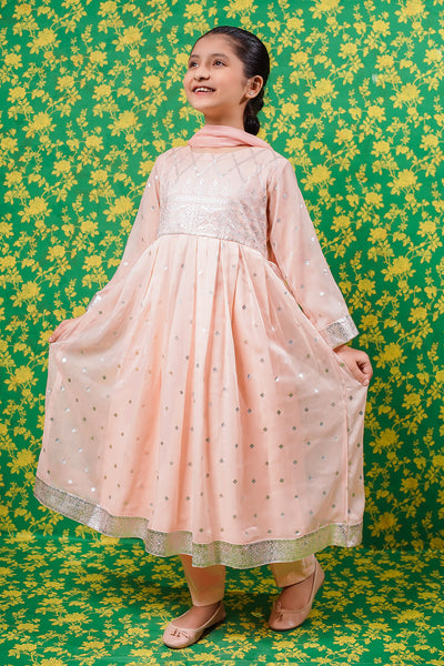 Chiffon Printed 3 Pc Suit