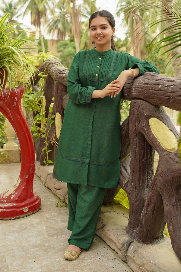 Cotton Karandi 2 Pc Suit - Wear Ochre