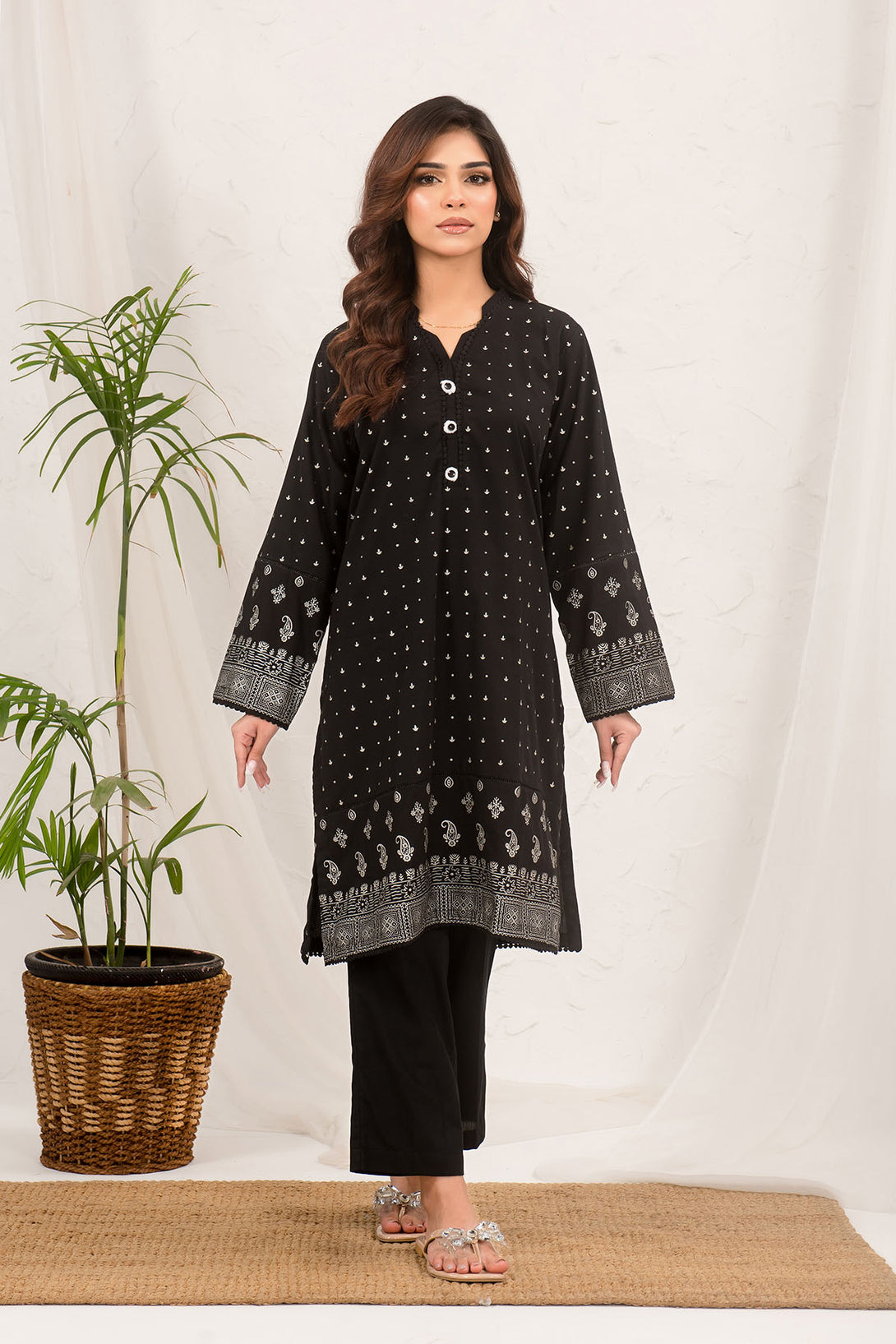 Cotton Printed 2 Pc Suit - Wear Ochre