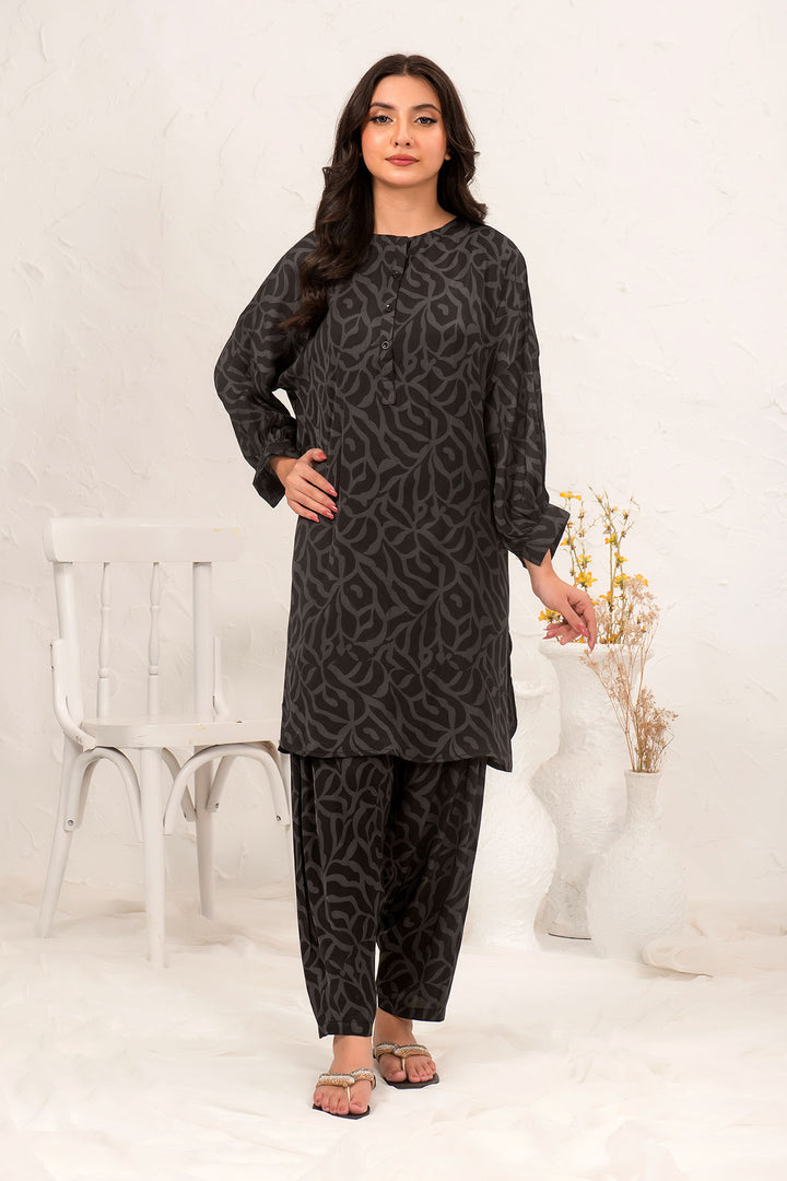 Cotton Viscose Printed 2 Pc Suit - Wear Ochre