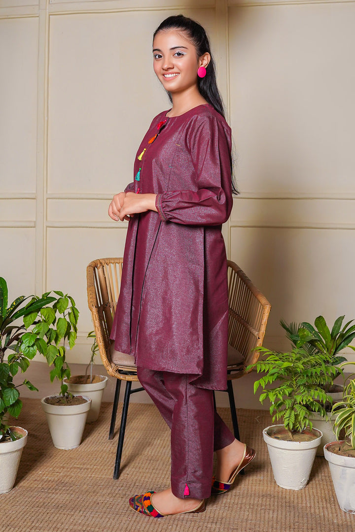 Chambray Cotton 2 Pc Suit - Wear Ochre