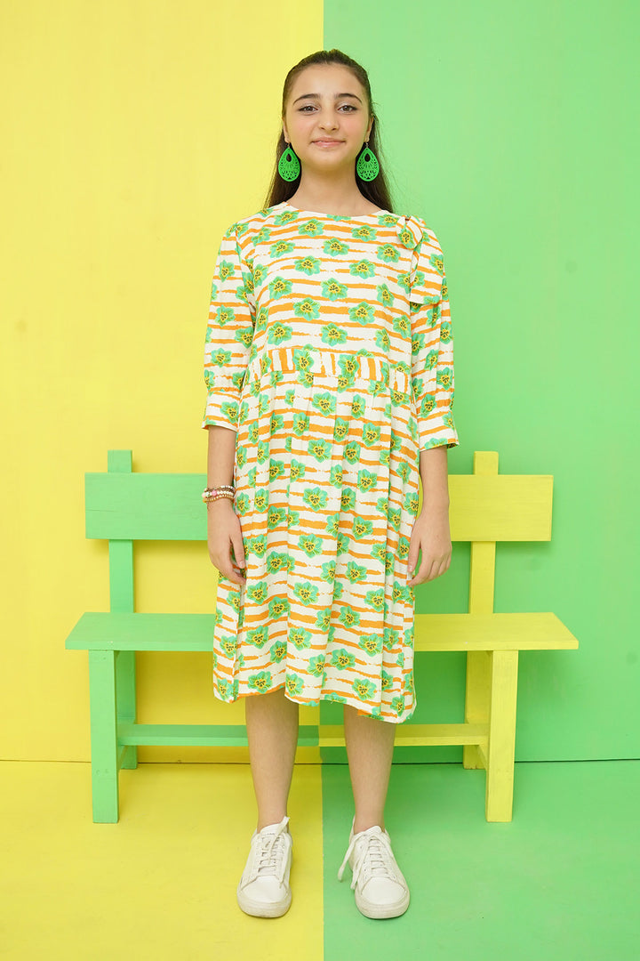 Linen Printed Top - Wear Ochre