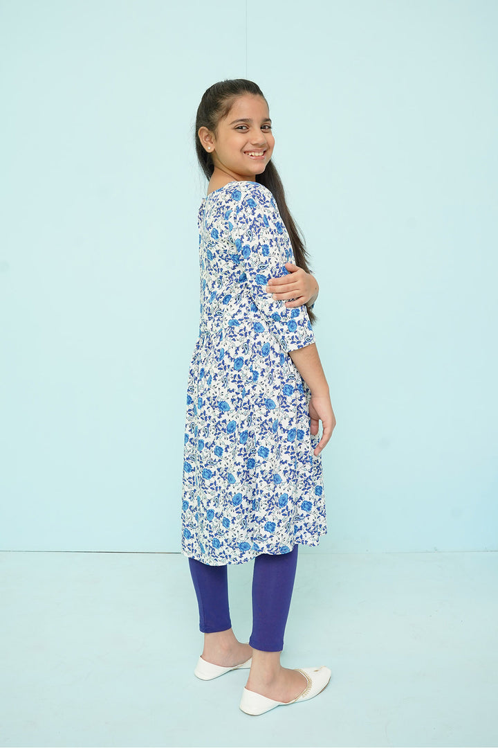 Linen Printed Top - Wear Ochre