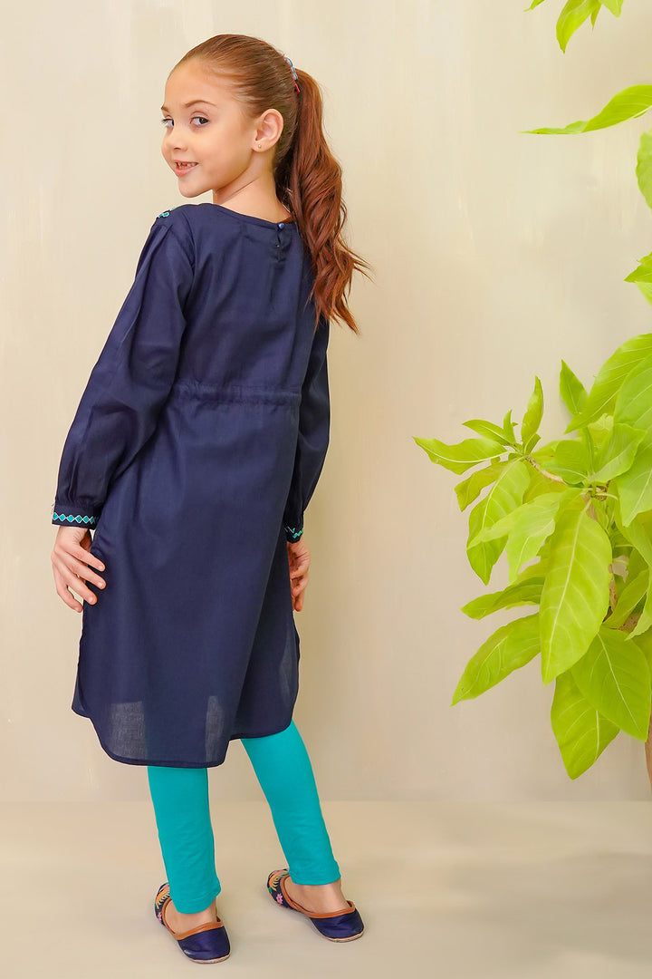 Cotton Embroidered Kurta - Wear Ochre