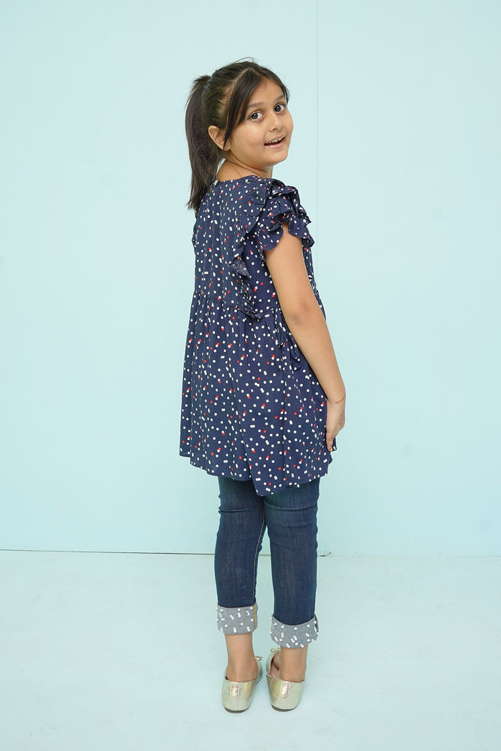 Linen Printed Top - Wear Ochre