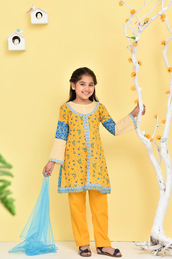 Girls 3Pc Suit - Wear Ochre