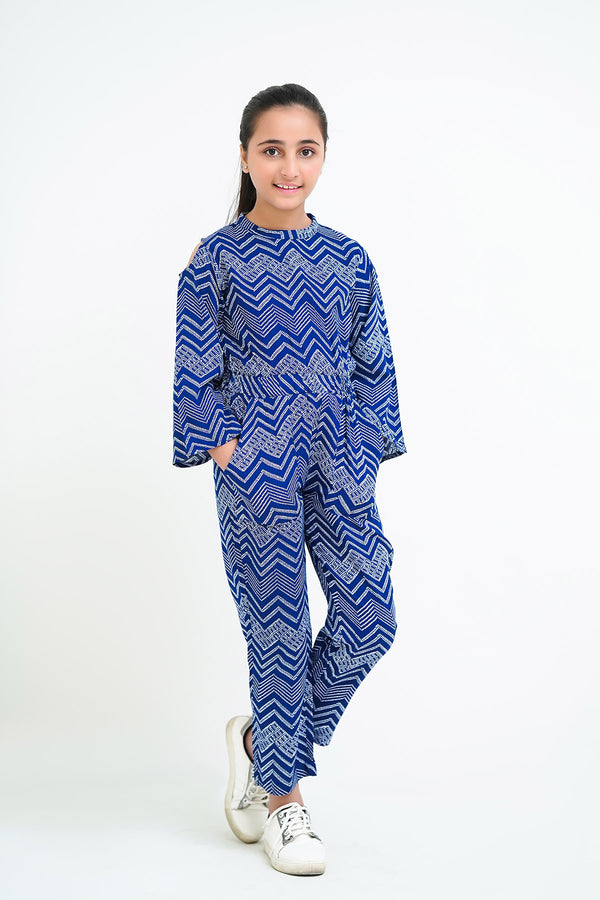 Printed Linen Jumpsuit