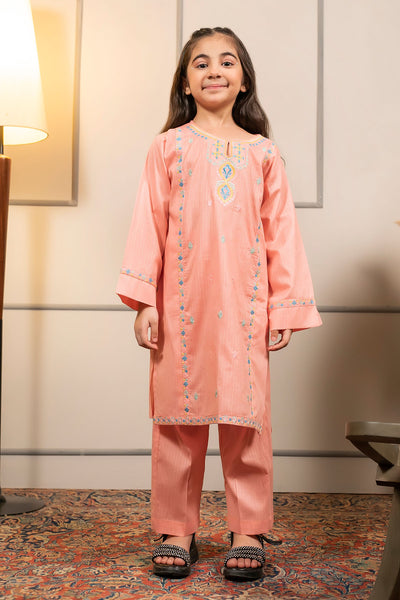 Cotton Embroidered 2 Pc Suit