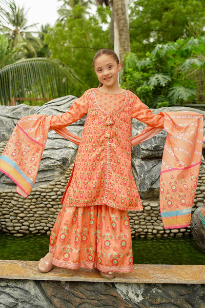 Herringbone Digital Printed 3 Pc Suit