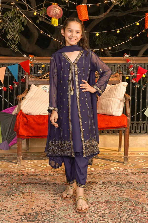 Shop kids' printed 2 PC suits online at Ochre. Discover cotton lawn digital printed outfits with premium fabrics and nationwide delivery in Pakistan.