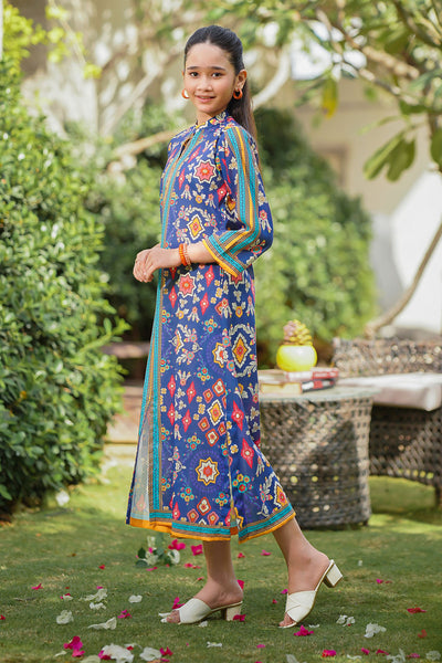 Poly Lawn Digital Printed Kaftan