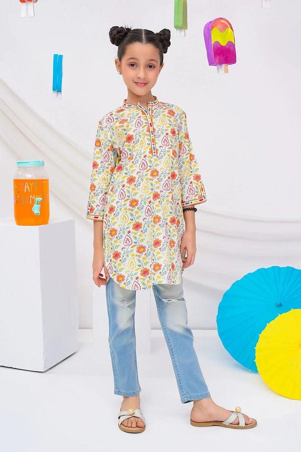 Buy the off white cotton lawn digital printed kurti online at Ochre. Find premium fabrics, elegant designs, and comfortable everyday eastern wear