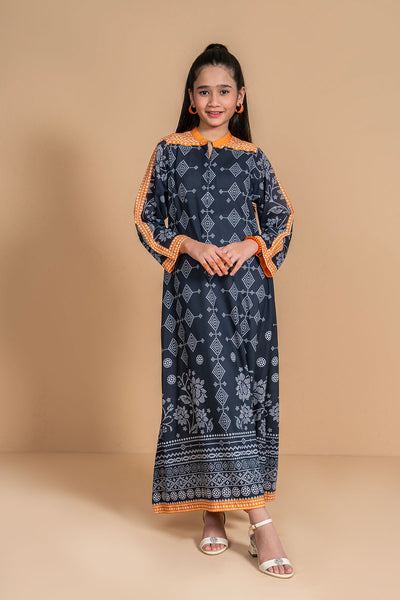 Poly Lawn Digital Printed Kaftan