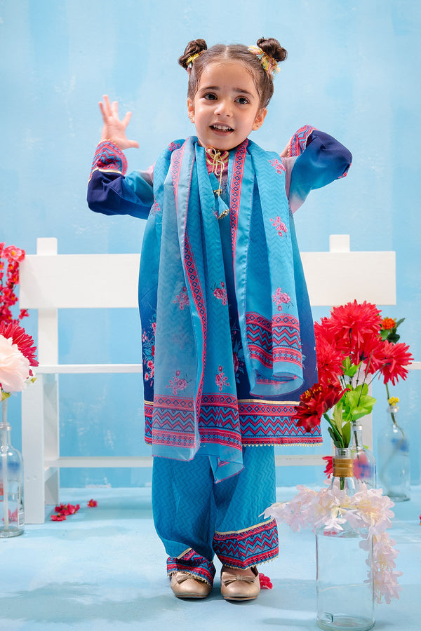 Discover Swiss Lawn Digital Printed 3 Pc Suit for kids—vibrant colors, premium comfort, and perfect style for every occasion. 