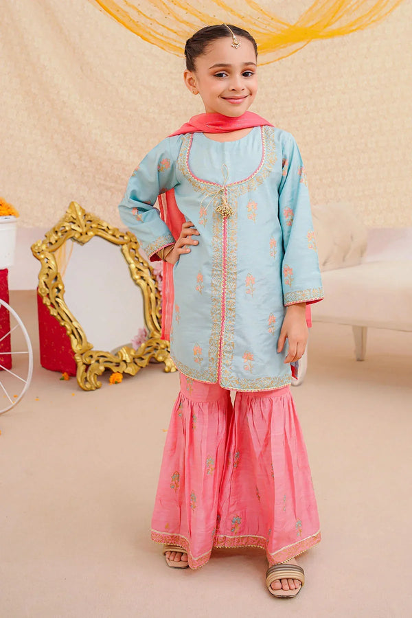 Best Cotton Silk Block Printed 3 Pc Suit - Wear Ochre -