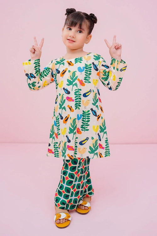 Shop Cotton 2 Pc Suit for Kids online with soft breathable fabric, stylish kids dresses, trendy summer outfits