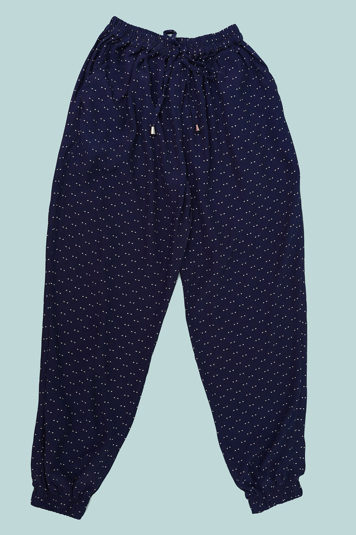 Printed Georgette Pants - Wear Ochre