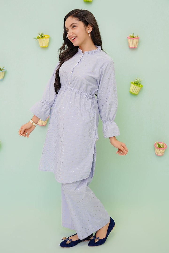 Zari Chambray 2 Pc Suit - Wear Ochre
