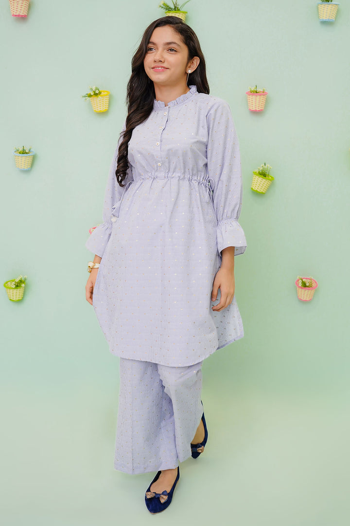 Zari Chambray 2 Pc Suit - Wear Ochre