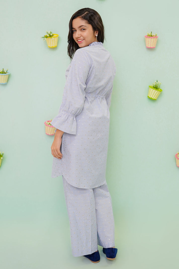 Zari Chambray 2 Pc Suit - Wear Ochre