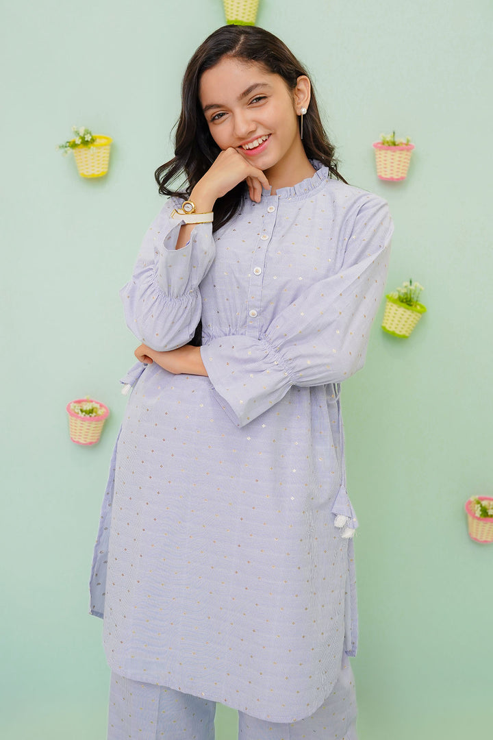 Zari Chambray 2 Pc Suit - Wear Ochre