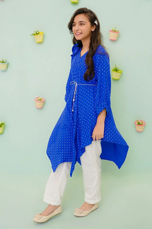 Cotton Crepe Printed 2 Pc Suit - Wear Ochre