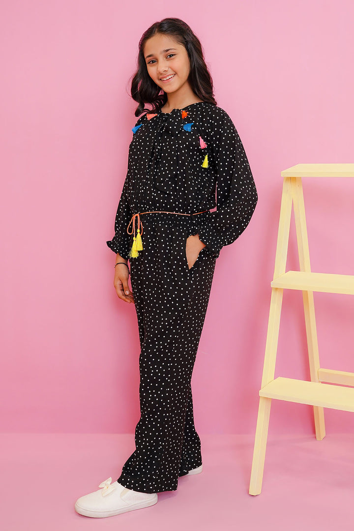 Linen Printed Jumpsuit - Wear Ochre