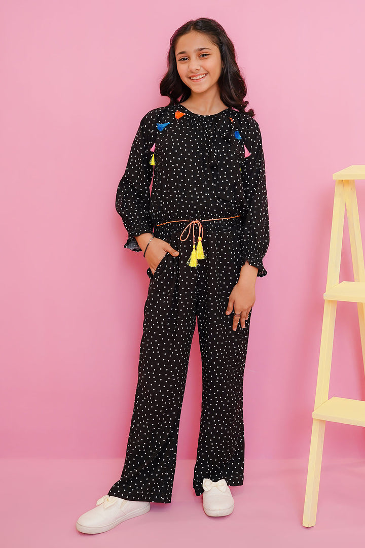 Linen Printed Jumpsuit - Wear Ochre